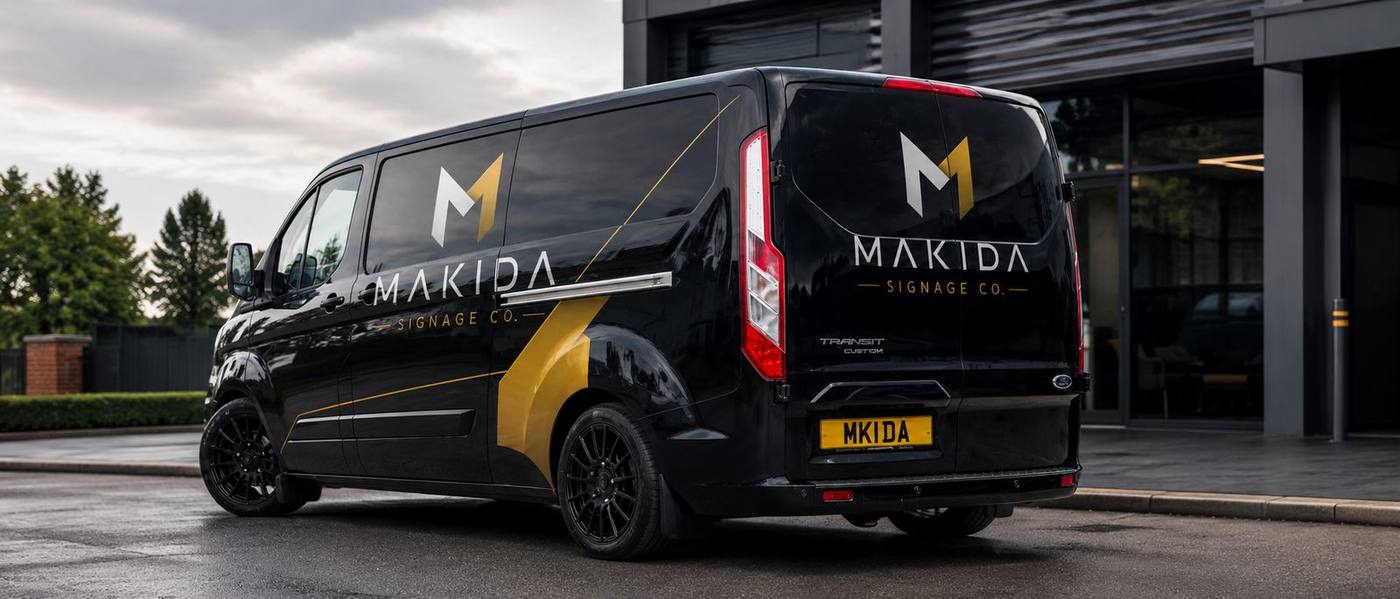 Makida Signage Co. van